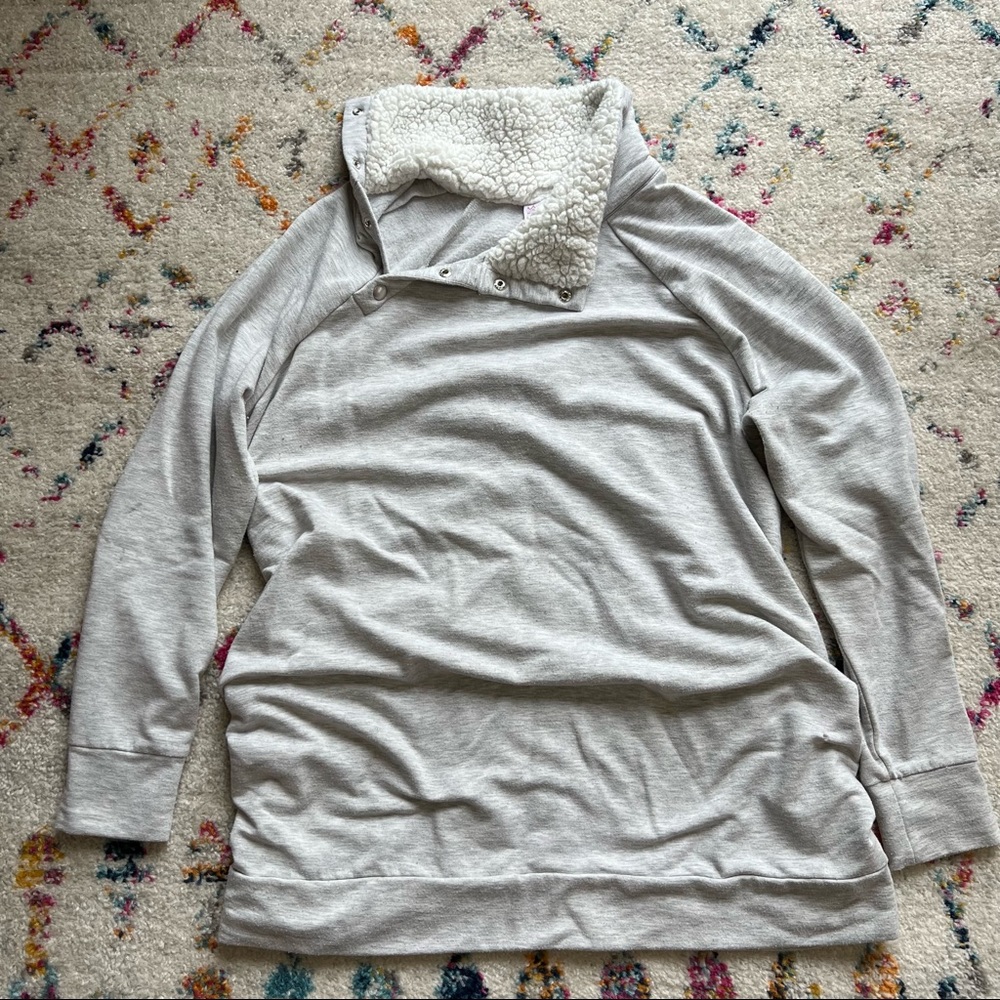 Isabel maternity fleece pullover